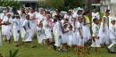 A White Sunday procession of children
